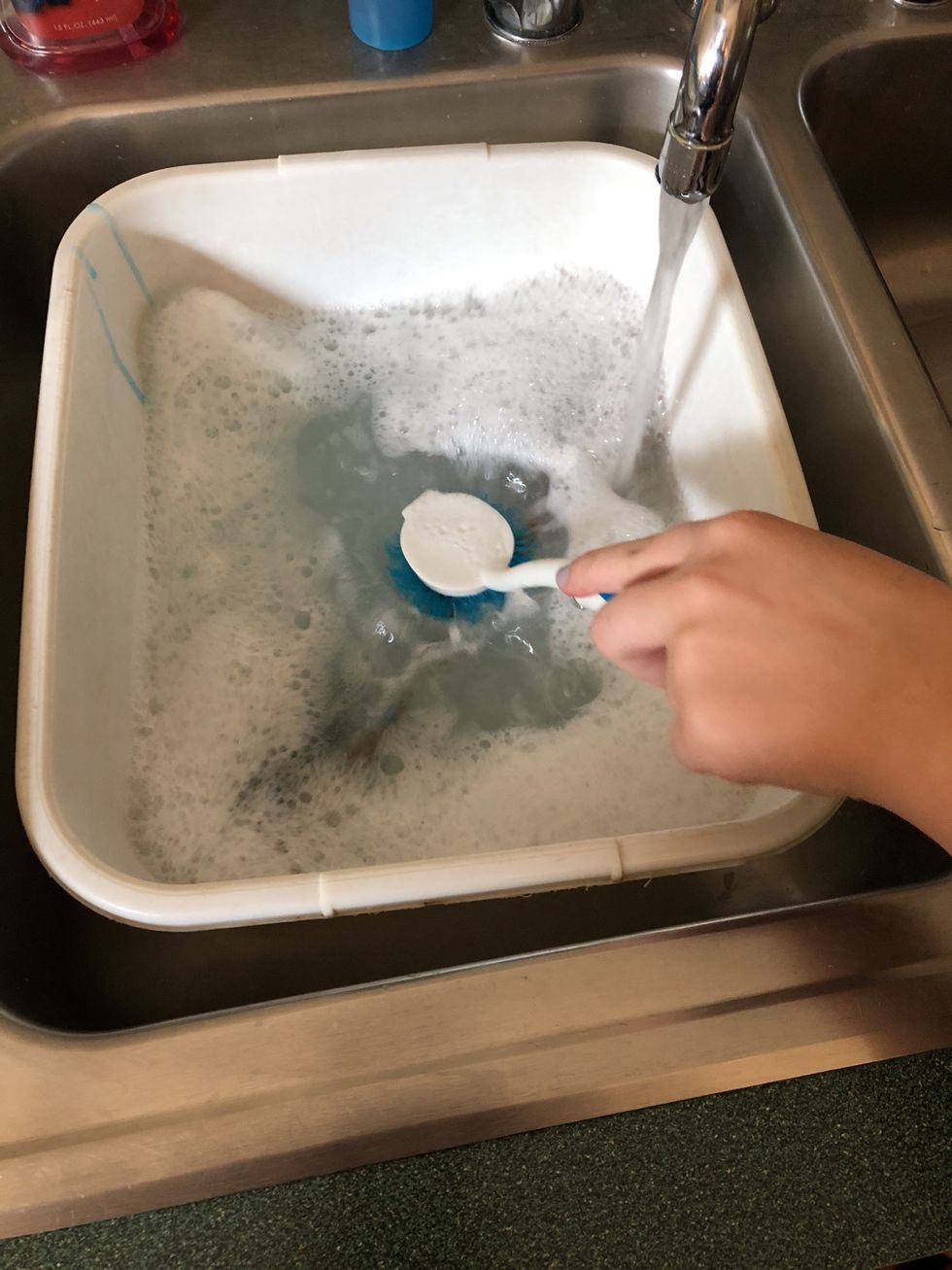 Get out the scrubber