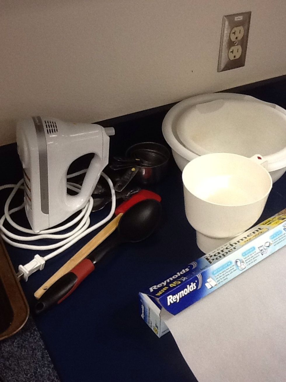 Get out utensils