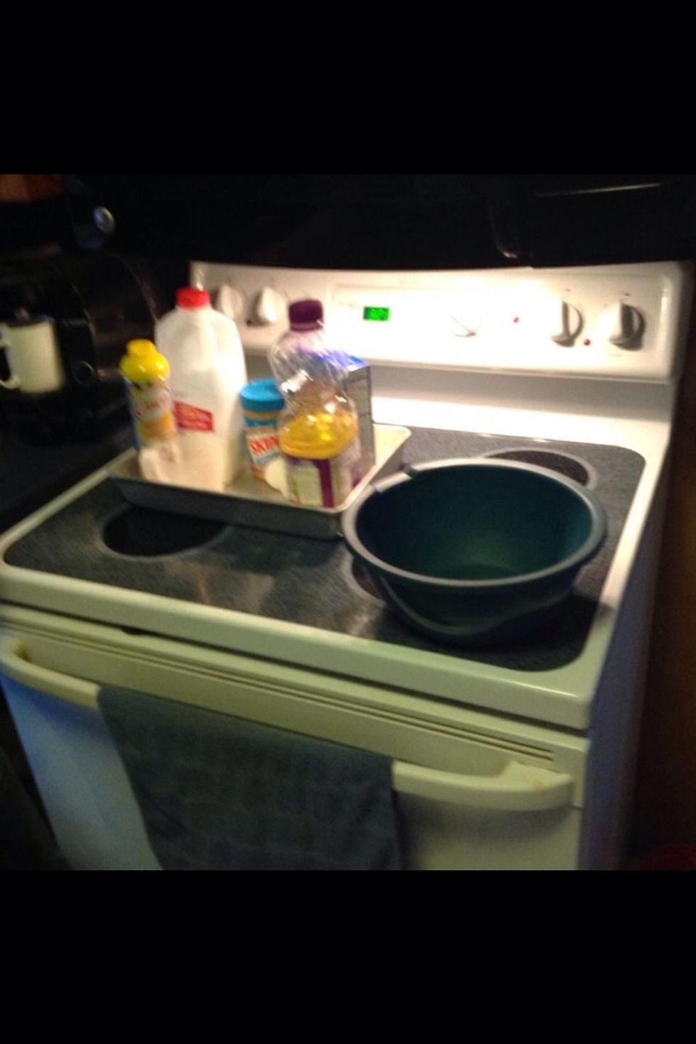 Get out your ingredients.