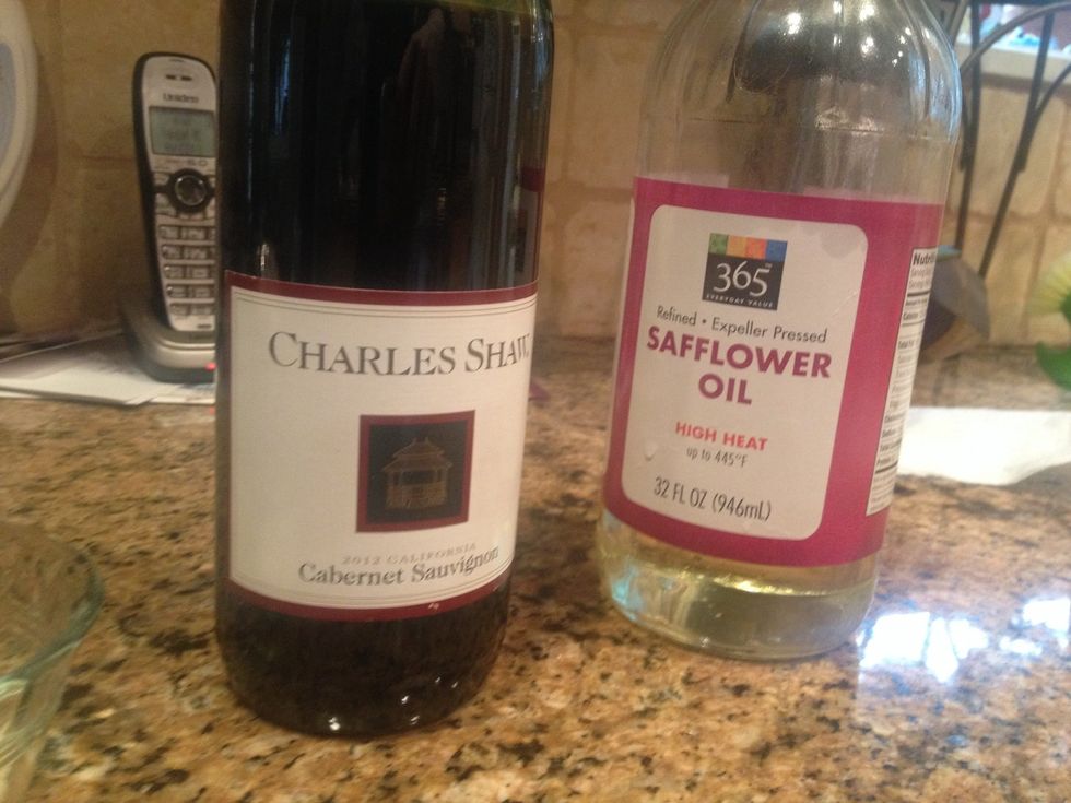 Get out your red wine and oil