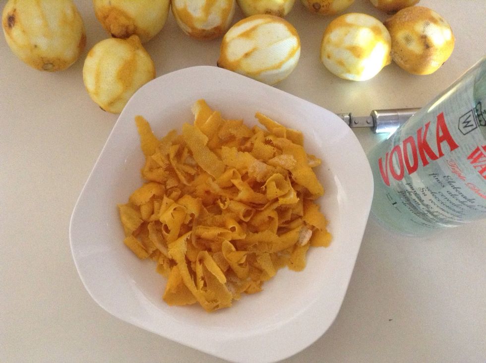 Get out your vodka... My bottle's not quite full ^_^ but really quantities are up to you!