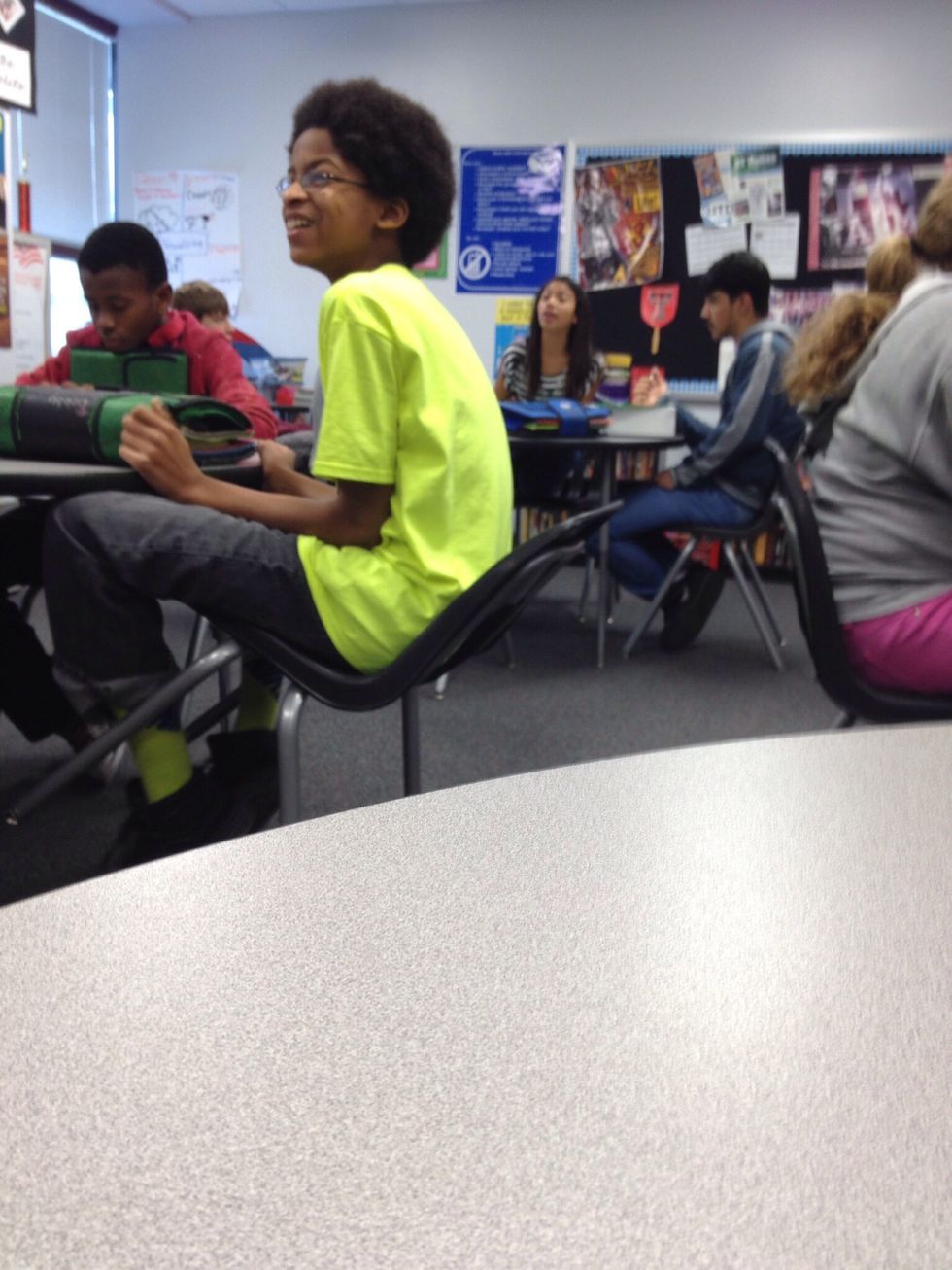 Get people around you to talk and hangout with you