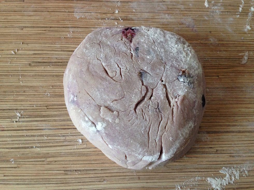 Get purple dough