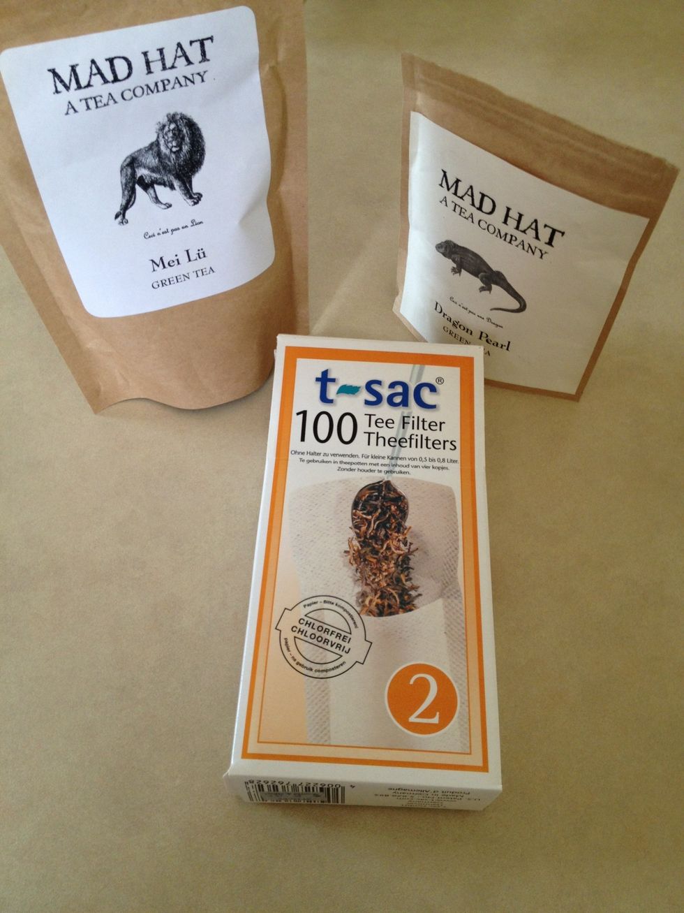 Get ready to tea bag (add two tablespoons of loose leaf tea)! Black or green tea works best.