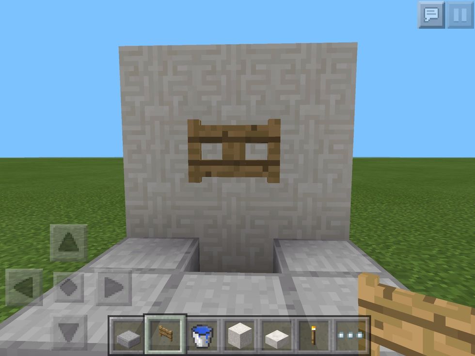 Get rid of the block under the gate