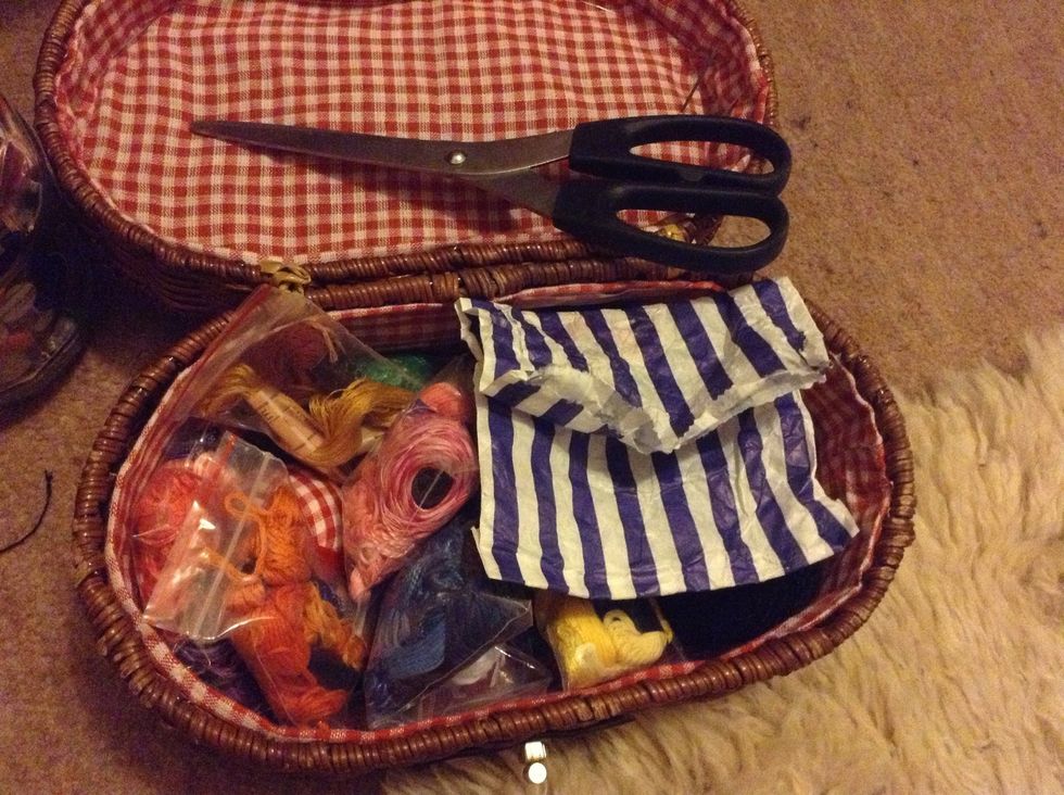 Get scissors and embroidery silks!