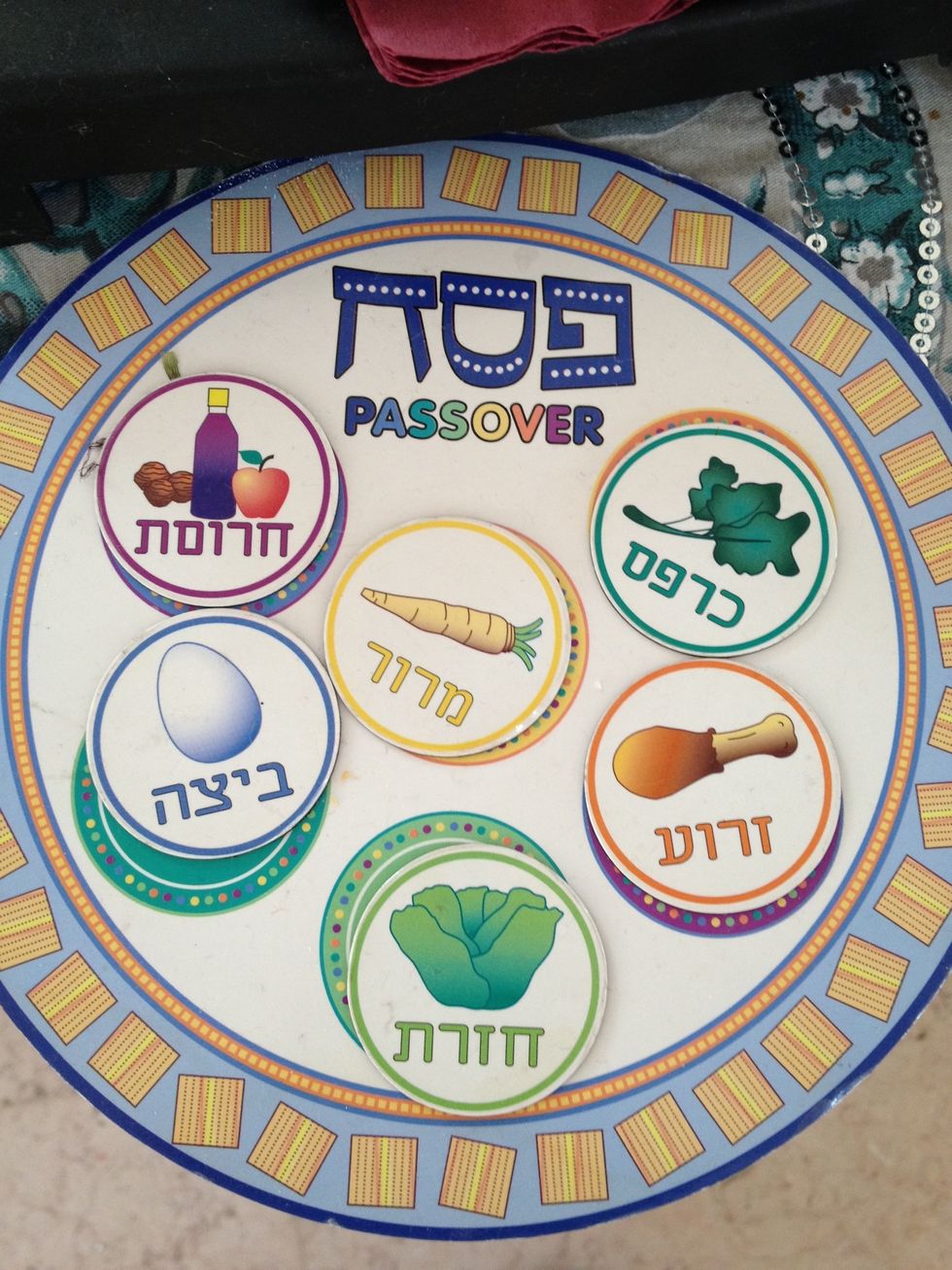 Get Seder plate ready
