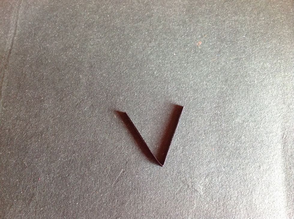 Get some black strip like V