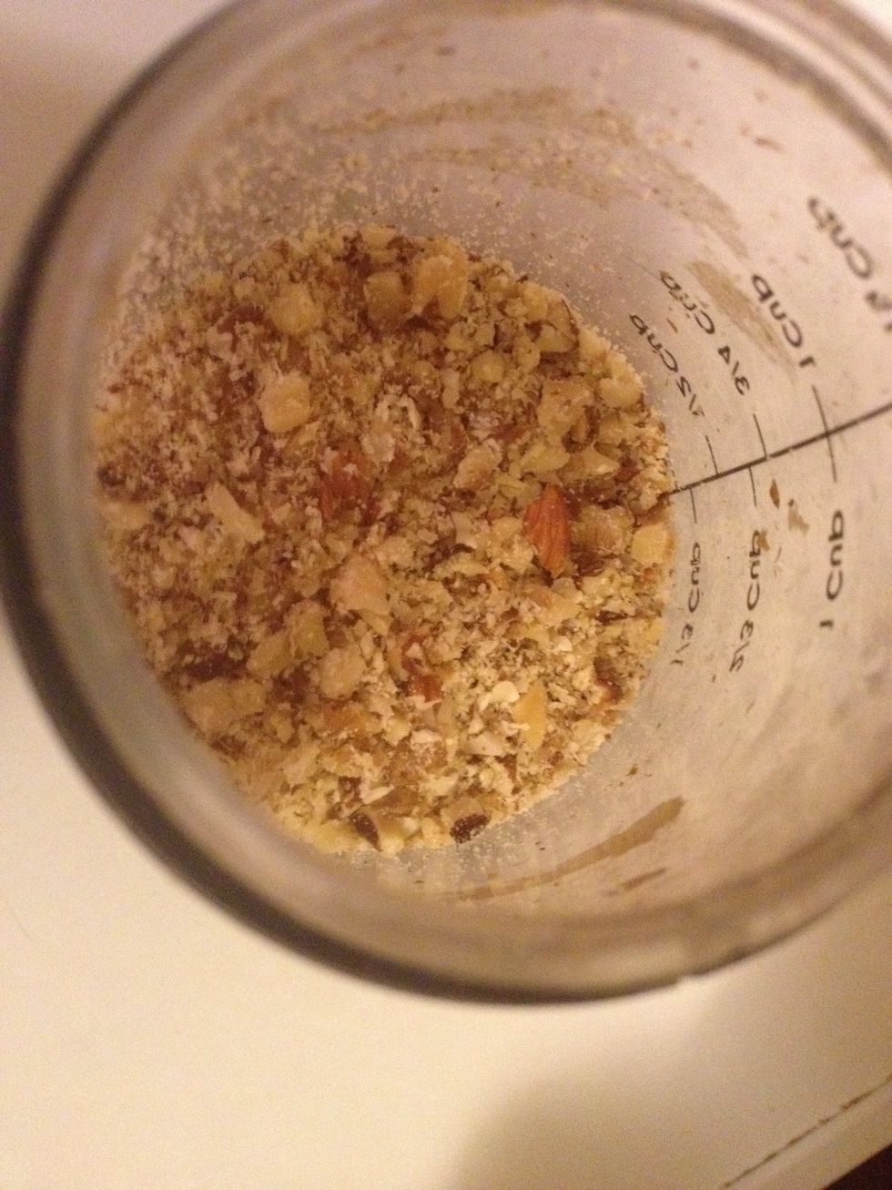 Get some chopped up nuts or sprinkles