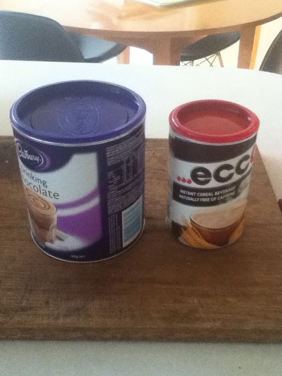 Get some drinking chocolate  and decaf instant coffee