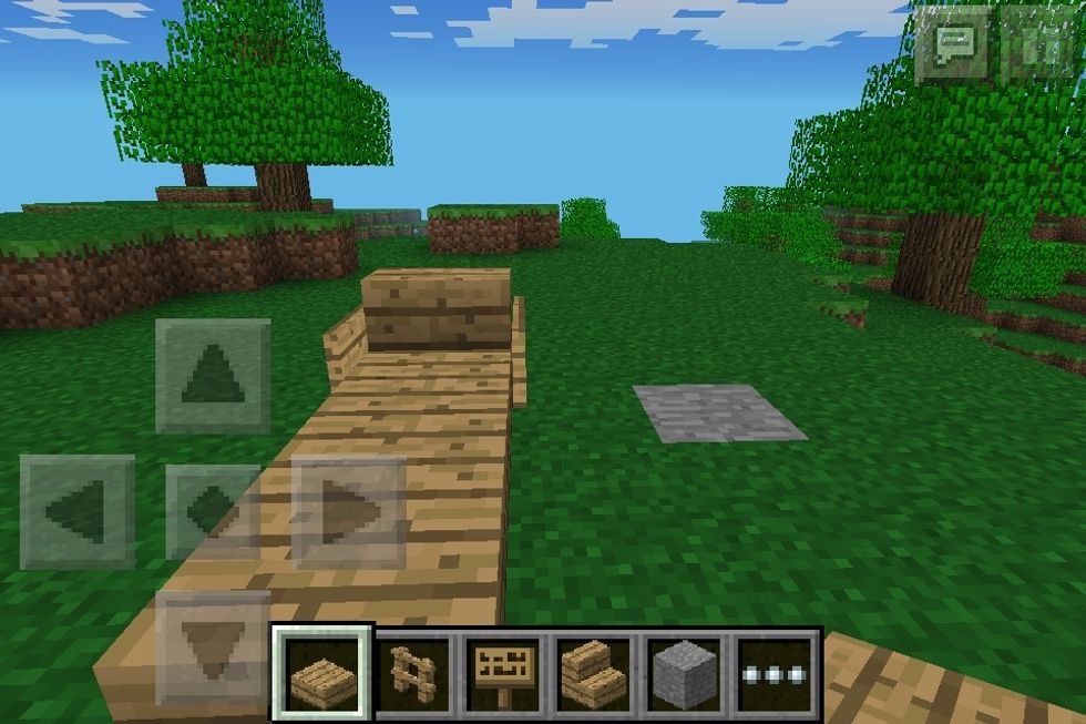 Get some fence and wooden slab
