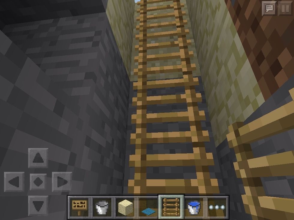 Get some ladders so you can get back up