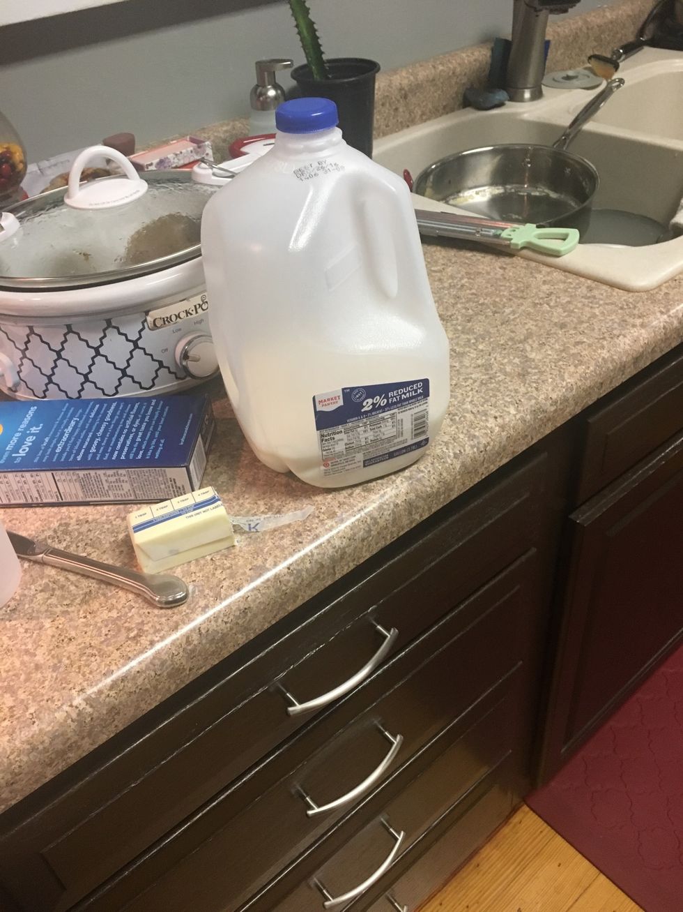 Get some milk (I used 2%, you do not have to)