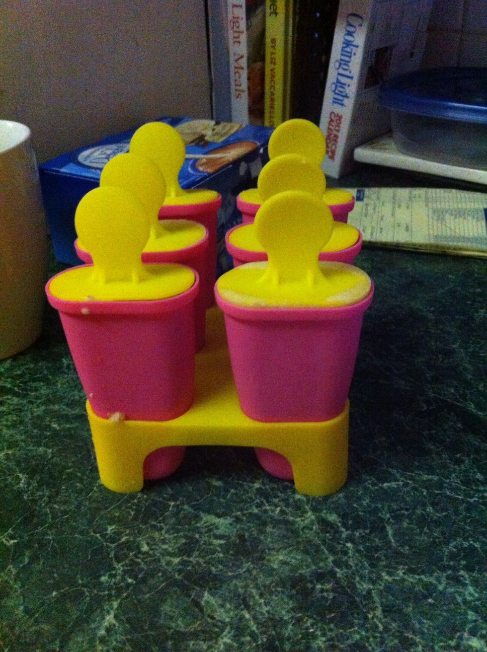 GET SOME MOLDS (preferably cute, colorful ones to remind you of your childhood) and fill those jams up with your mixture of glory