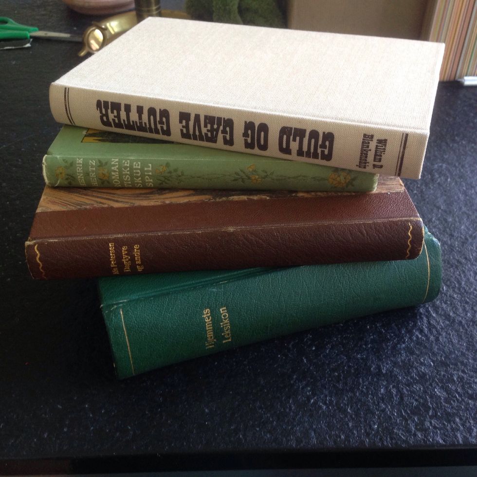 Get some old books you aren't planning on reading. Found mine at a thrift shop