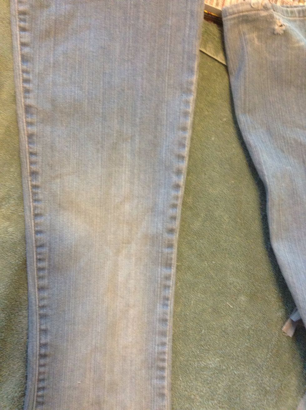 Get some old jeans and cut off the legs. (you can make cute shorts) :)