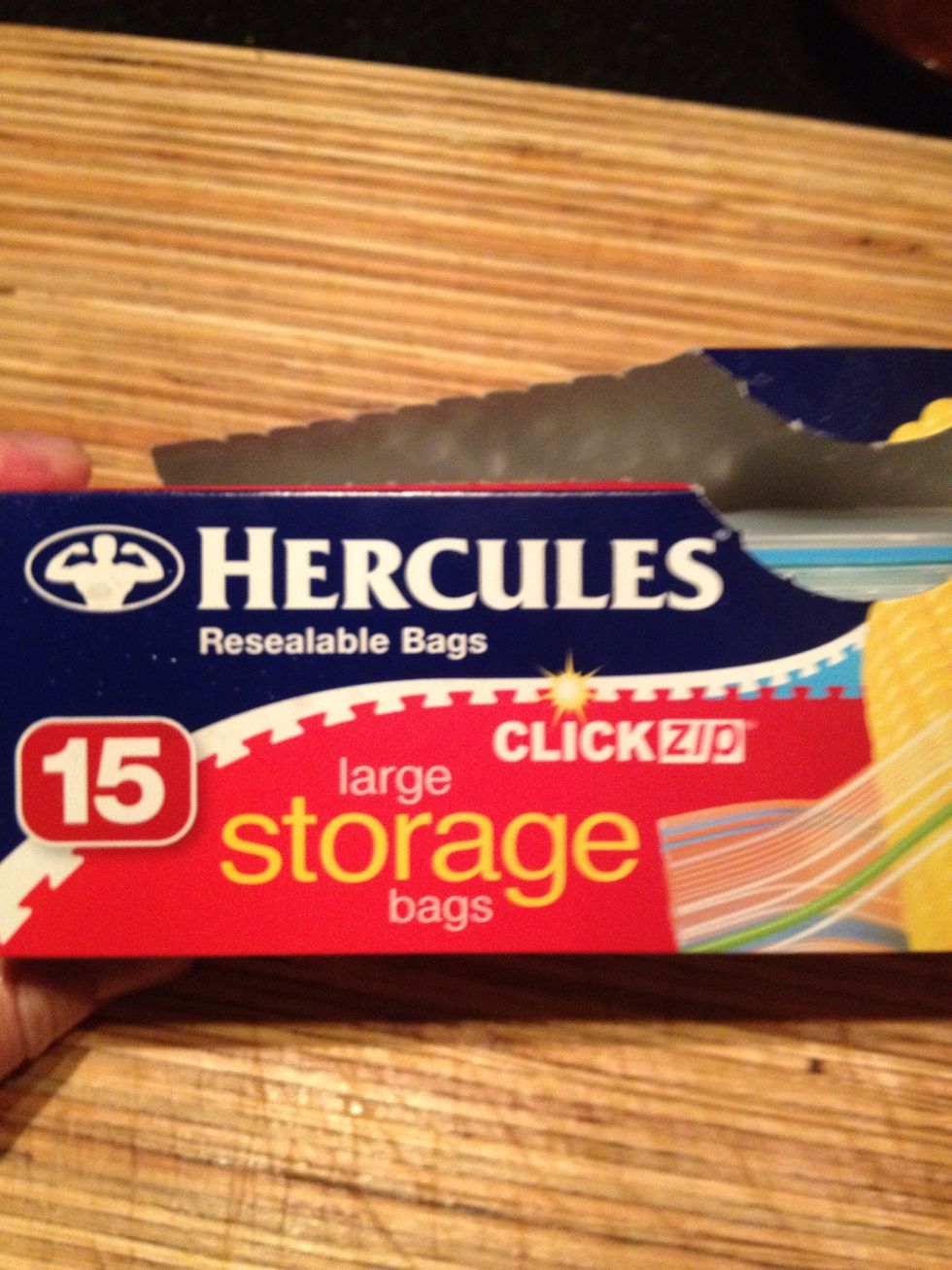 Get some zip lock bags