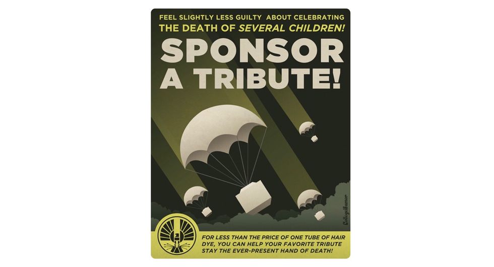 Get sponsors before the games and be as likable as possible. Find people who will give you help in the games whenever you need it. Image courtesy of College Humor.