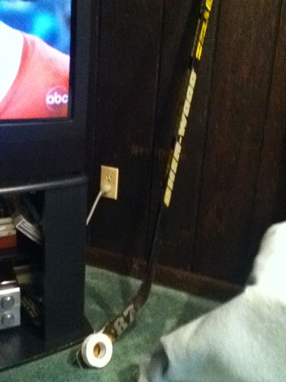 Get tape and stick