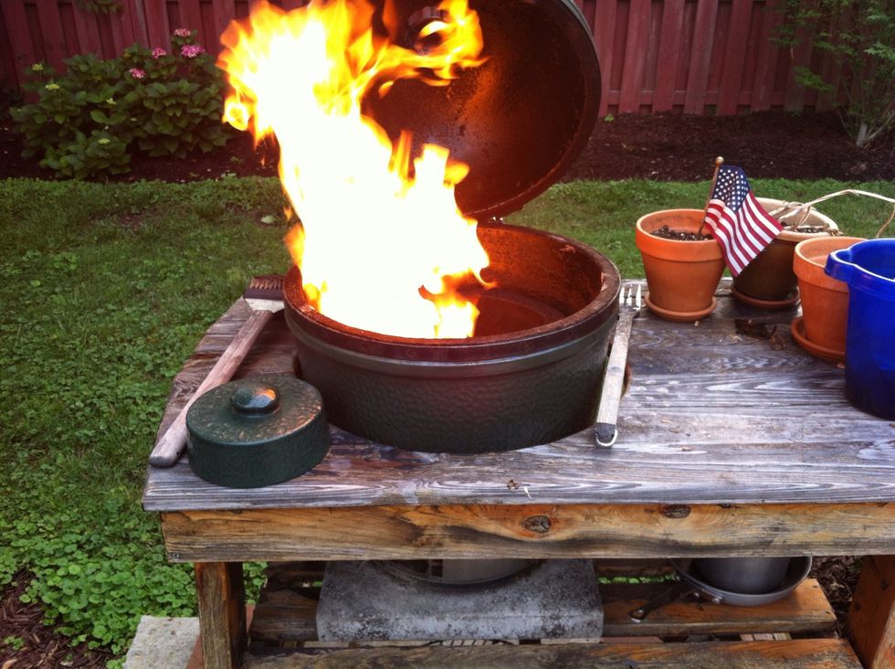 Get that fire going.