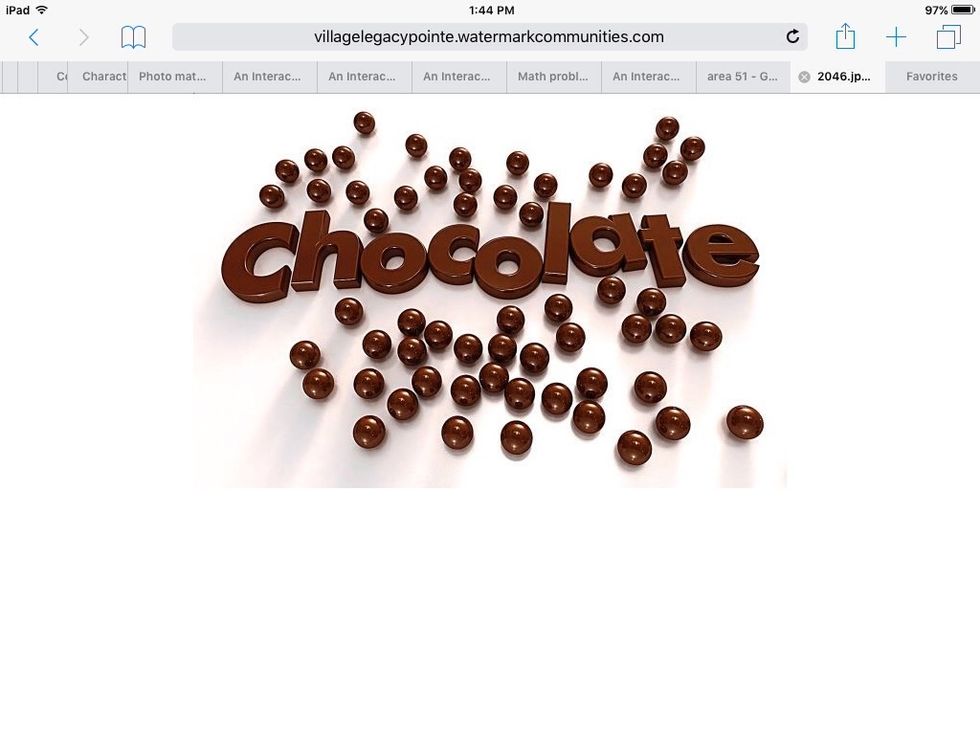 Get the chocolate out put it out on the gram crackers