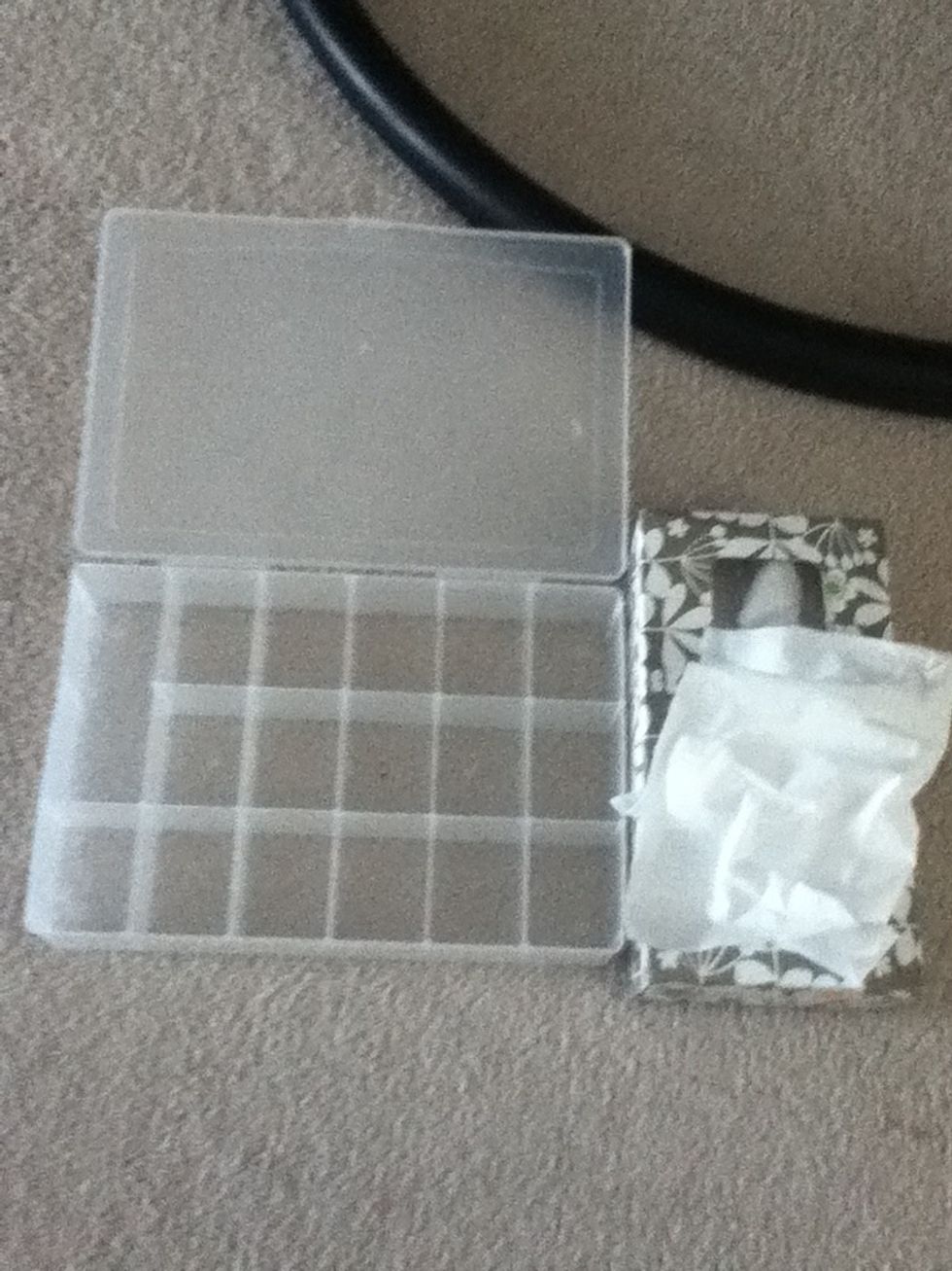 Get the display case and fill each slot with kleenex