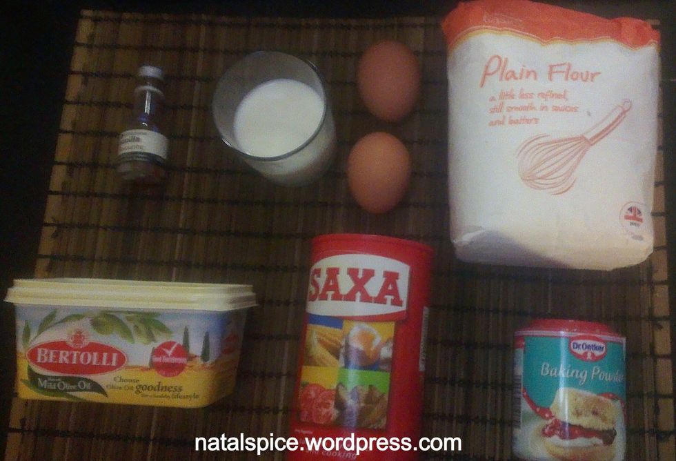 Get the ingredients for the dough