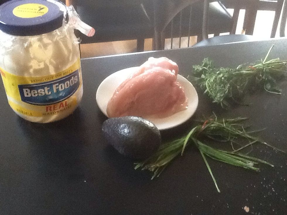 Get the ingredients out.