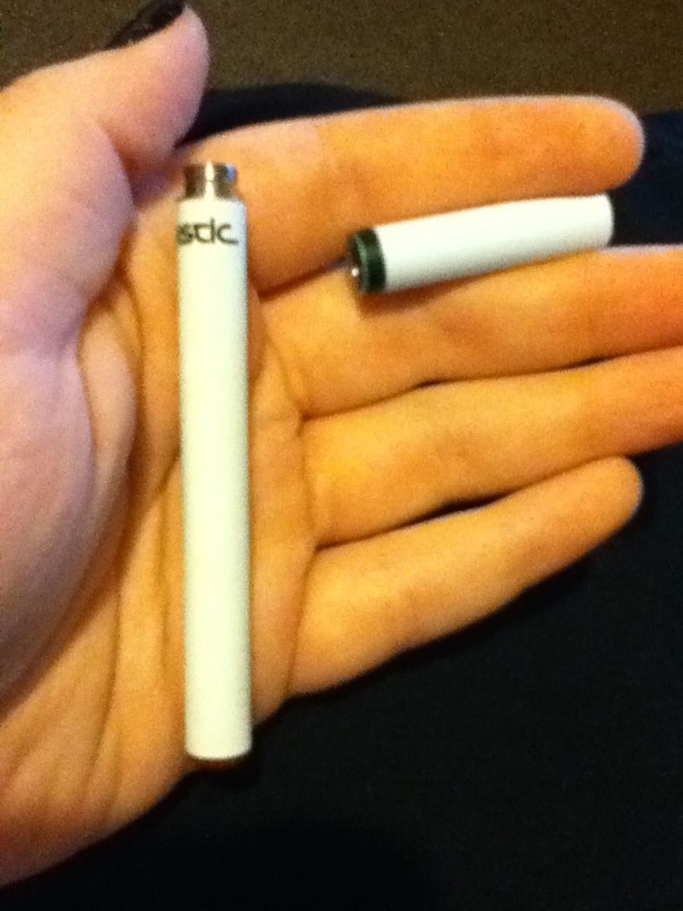 Get the new cartridge refill and screw it on.