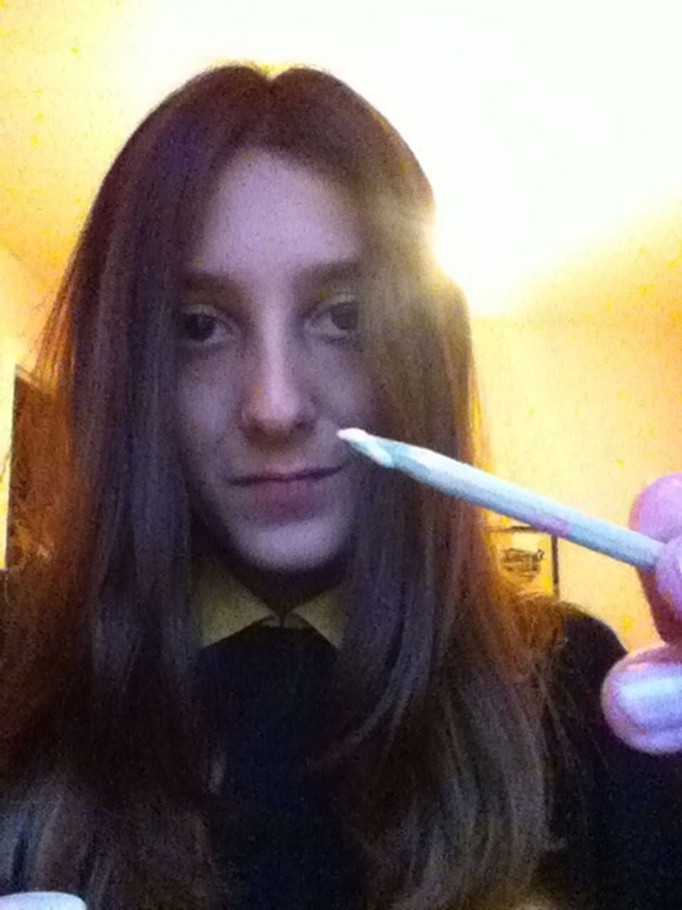 Get the white on the end of a skewer