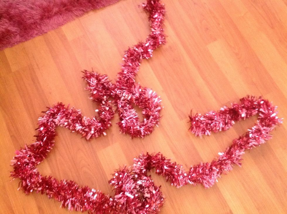 Get tinsel (optional) and (or) lights