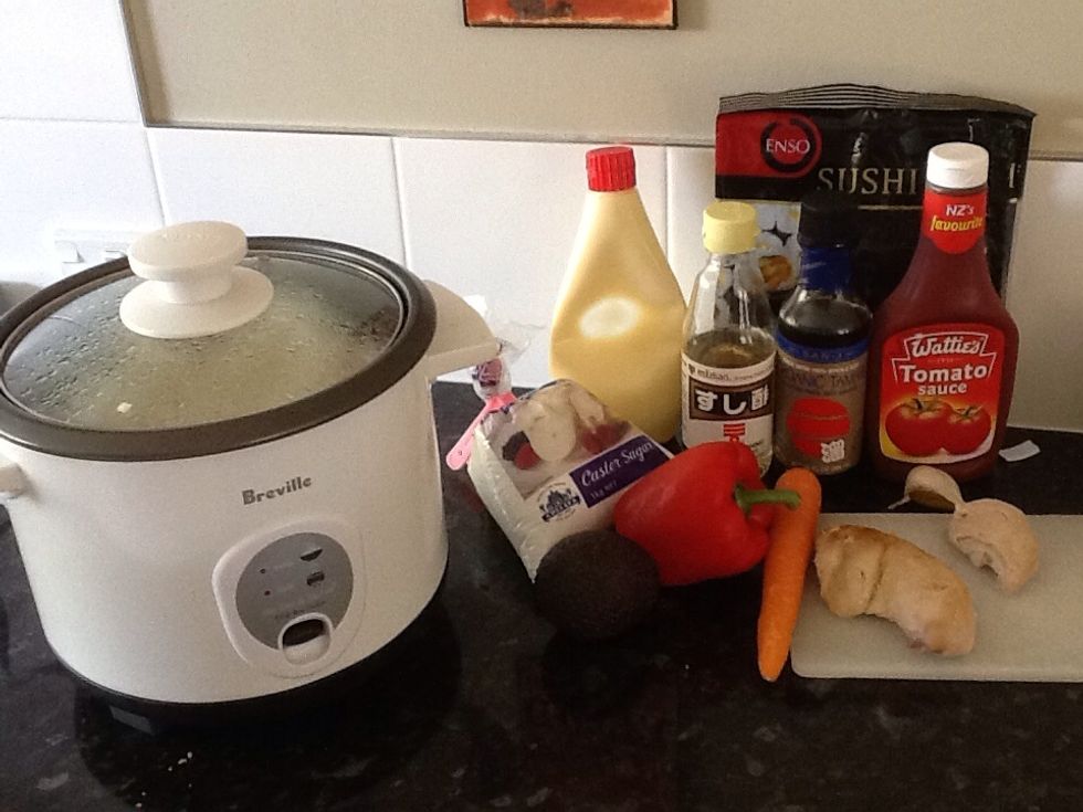 Get together all your ingredients