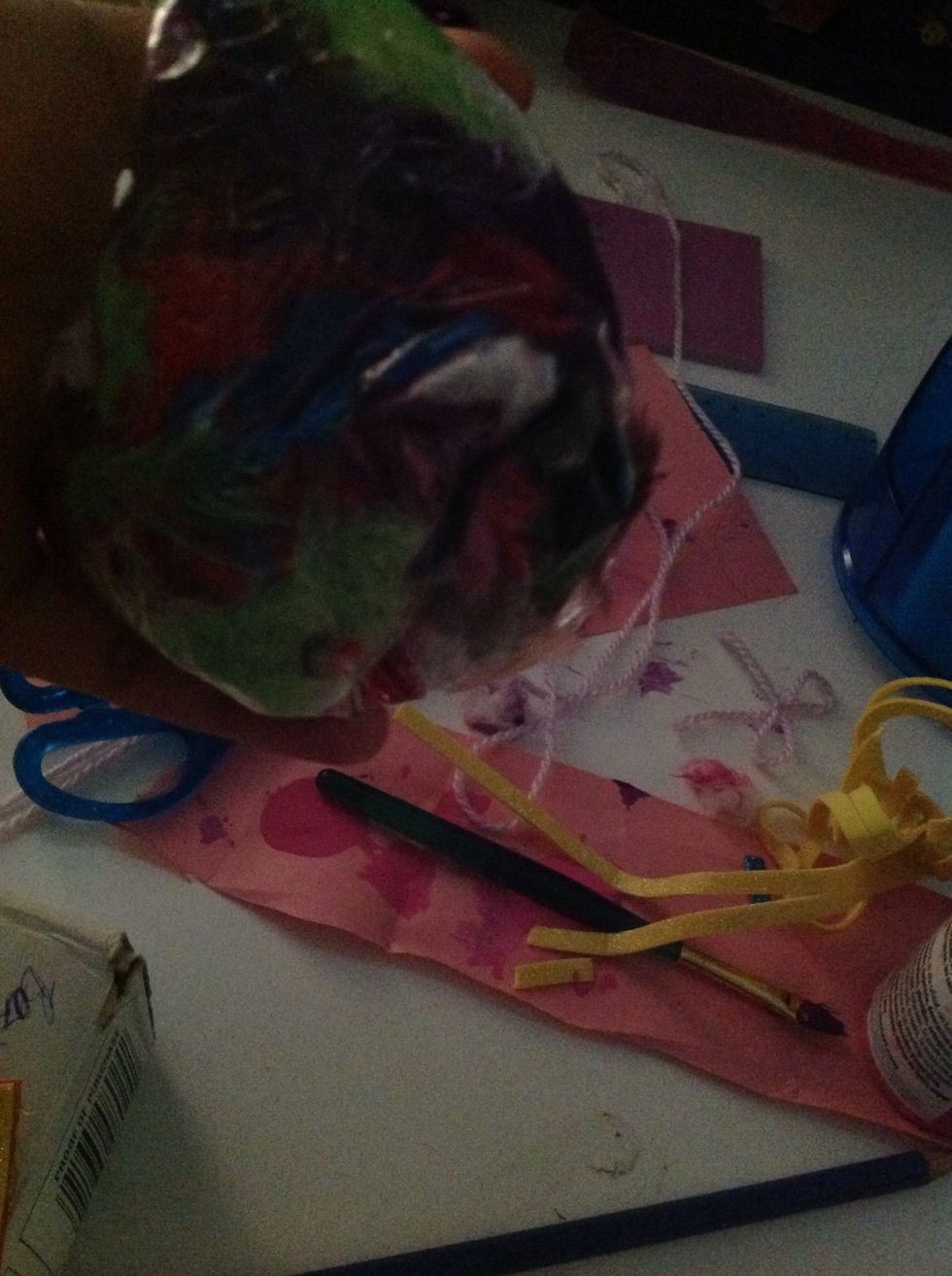 Get two feather probably the person favourite colours