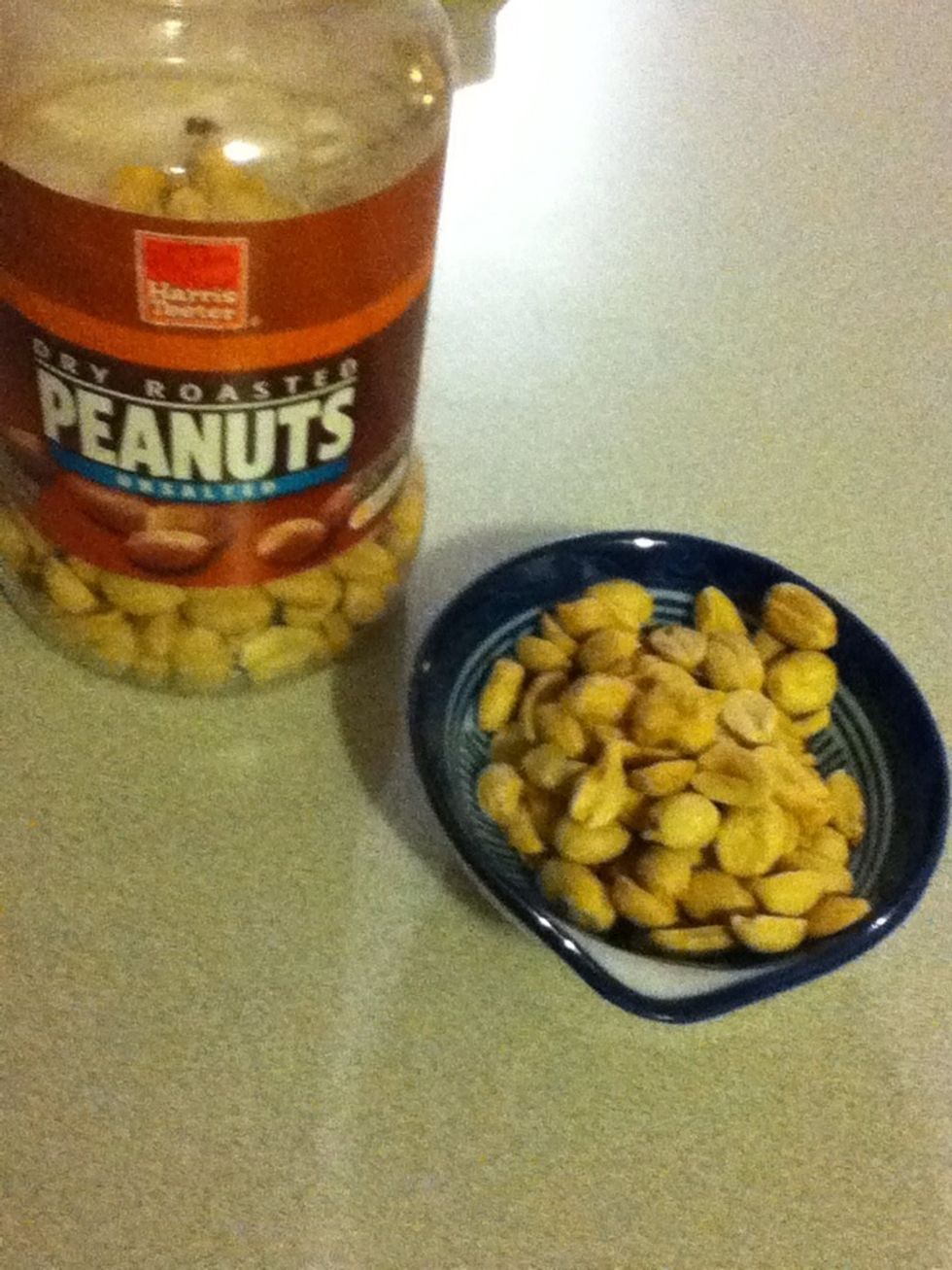 Get you a little bowl of peanuts.