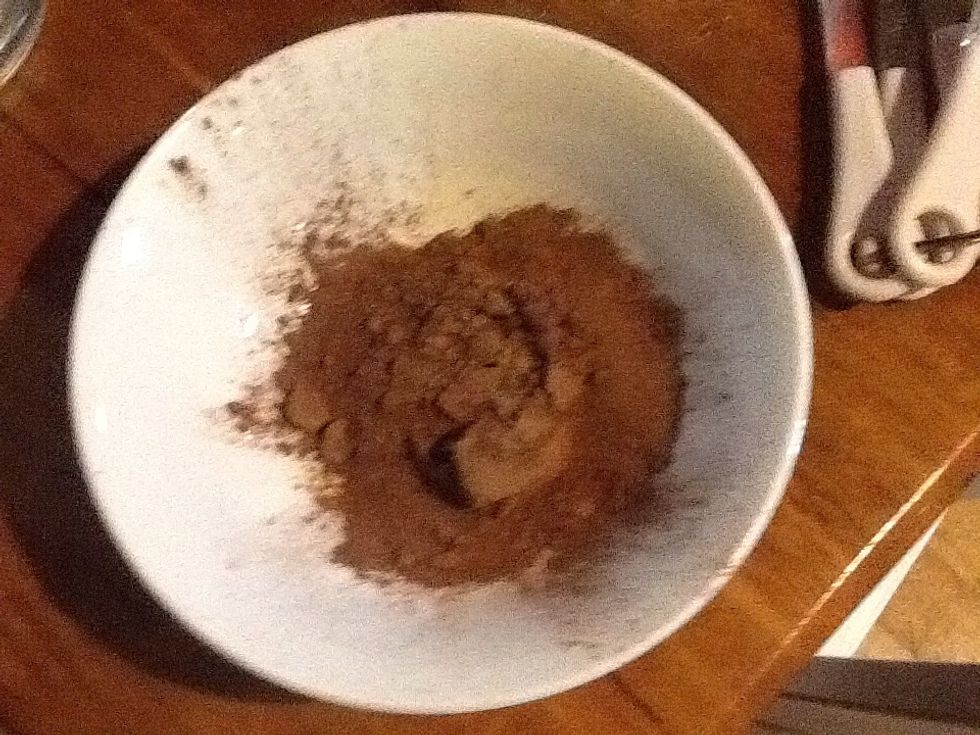 Get your 2 table spoons of cocoa