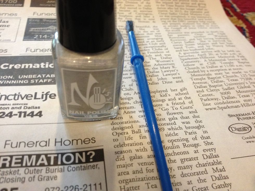 Get your 2nd color and dotting tool