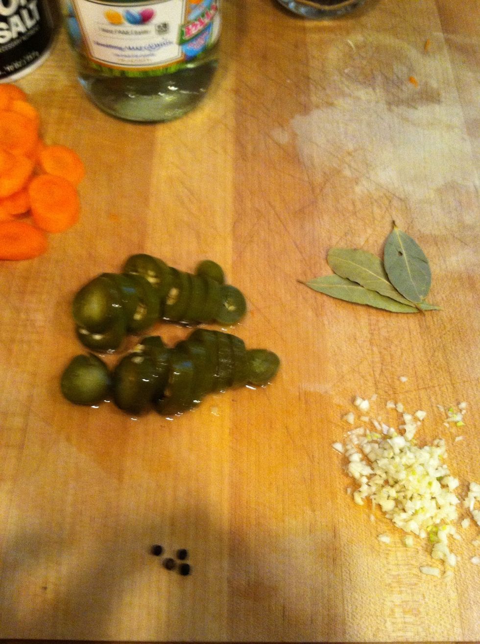 Get your bay leaves, and peppercorns