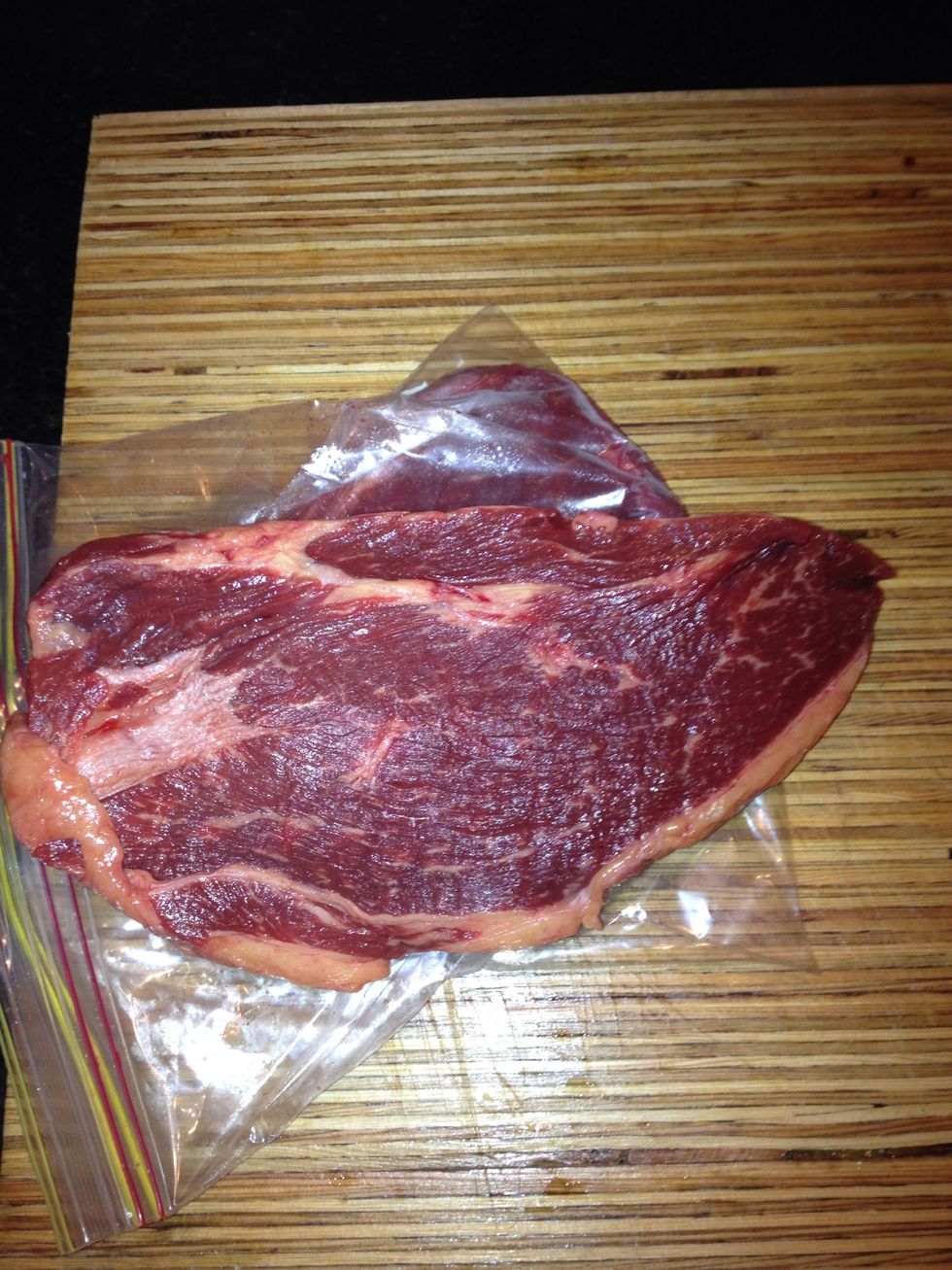 Get your beef home and let it sit for about an hour