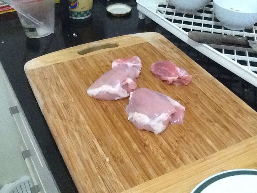 Get your chicken out.