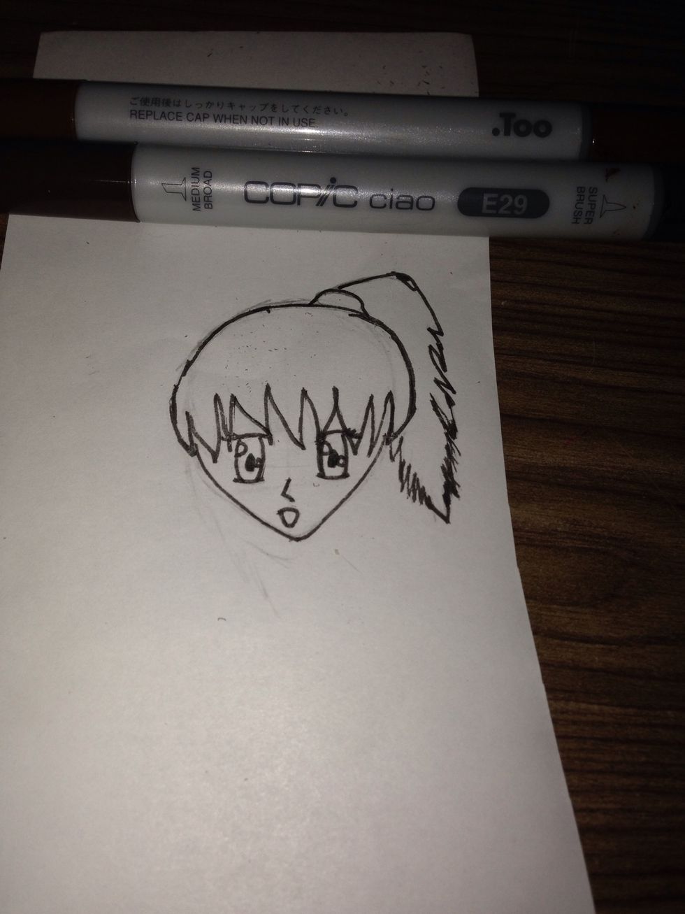 Get your copics ready (I will start with hair)