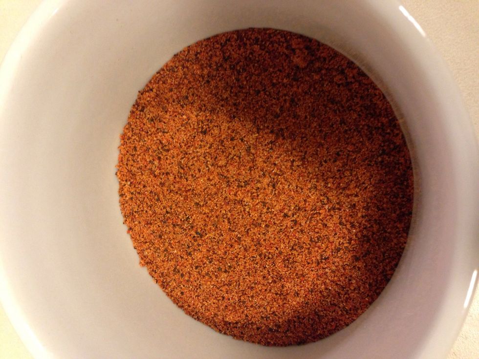 Get your favorite steak seasoning, I usually use webers
