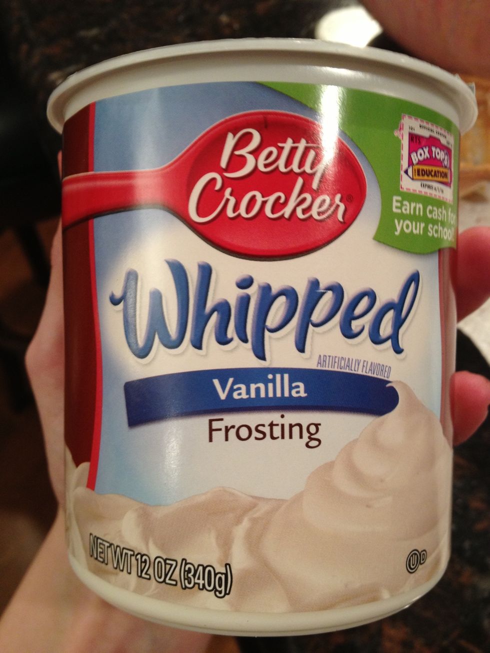 Get your frosting, any type works!