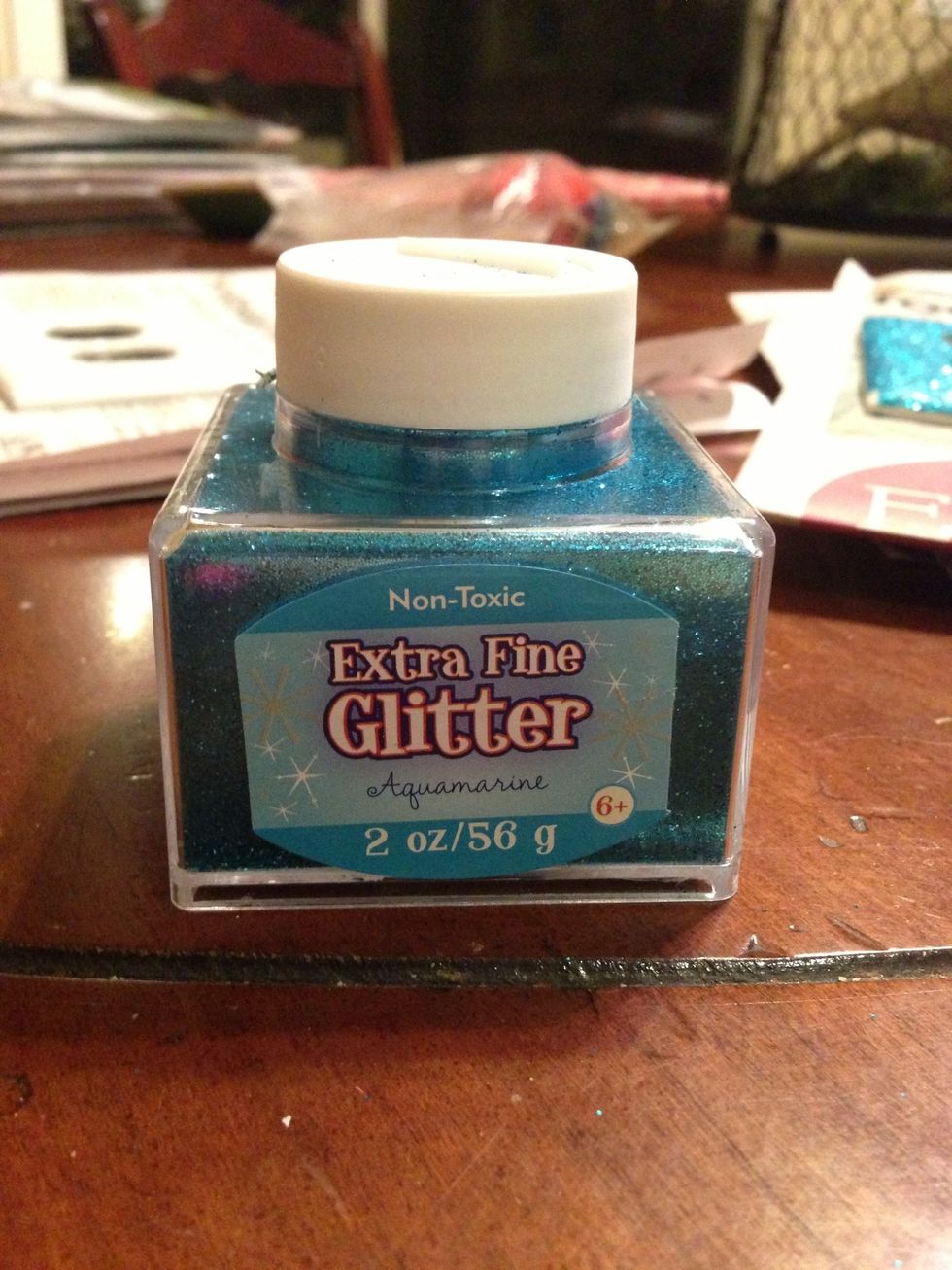 Get your glitter ready-I got this from Joann's with a coupon for around $2 and it comes in many other colors as well