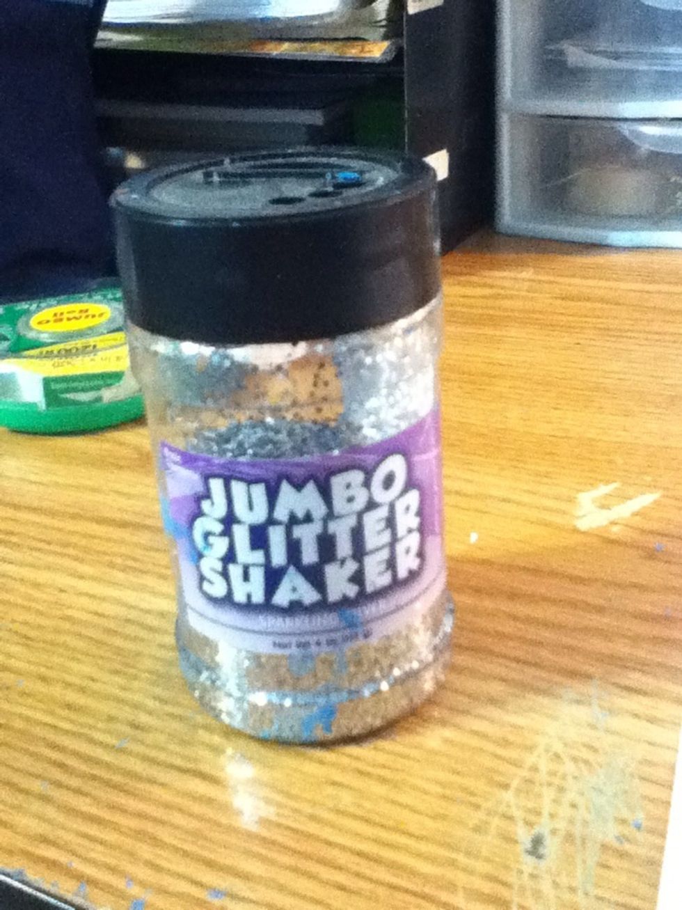 Get your glitter. Sprinkle them with glitter generously.