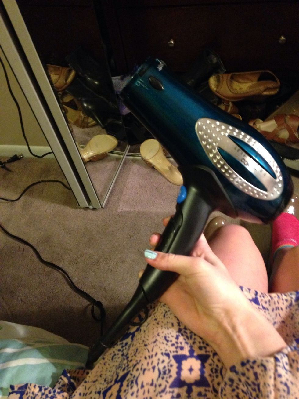 Get your hair dryer.