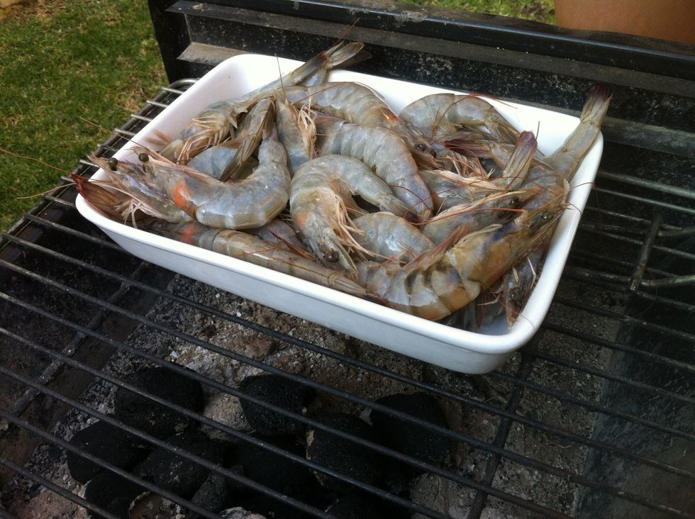 Get your hands on some fresh Queen prawns
