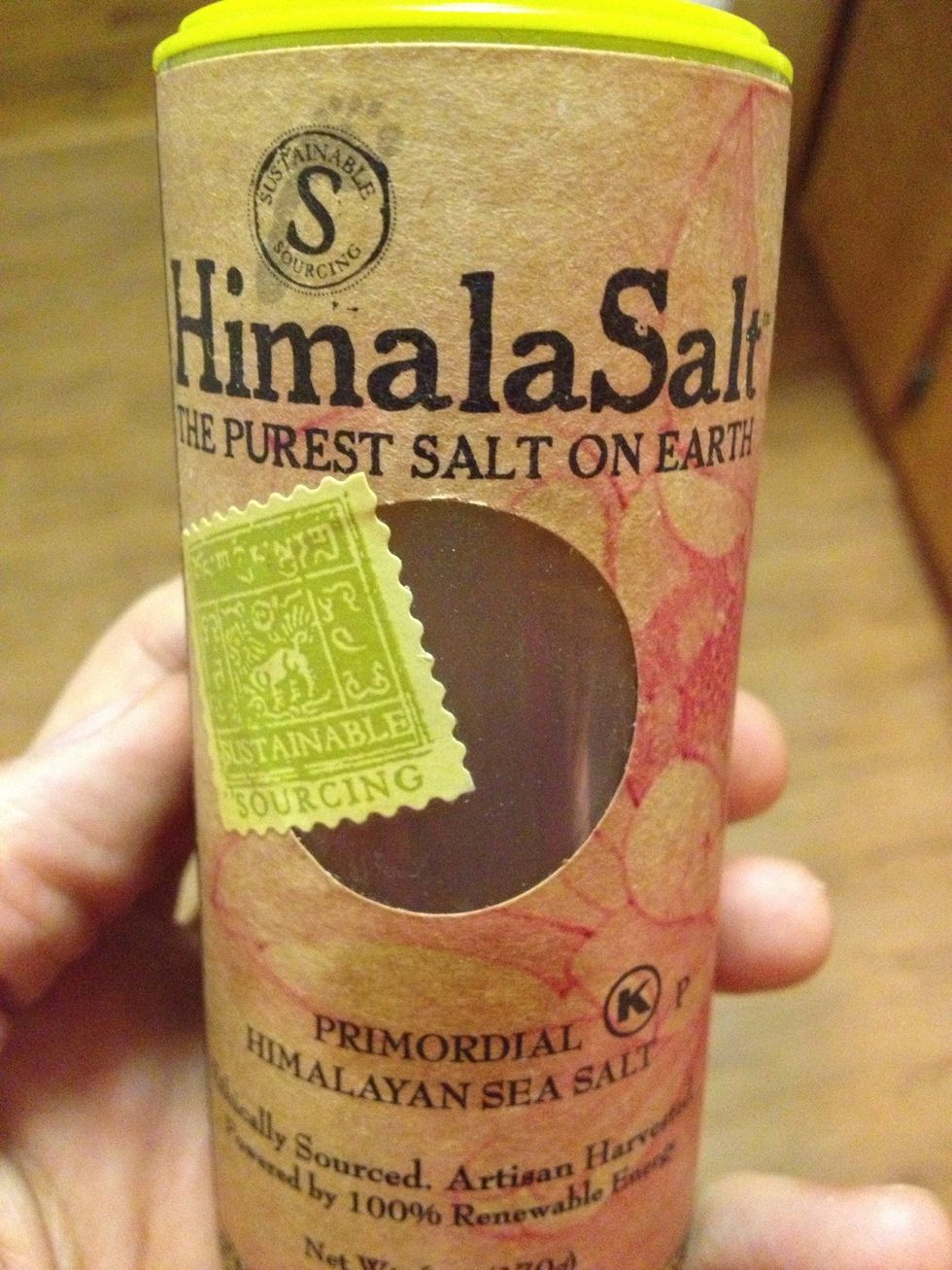 Get your Himalayan Pink Salt.