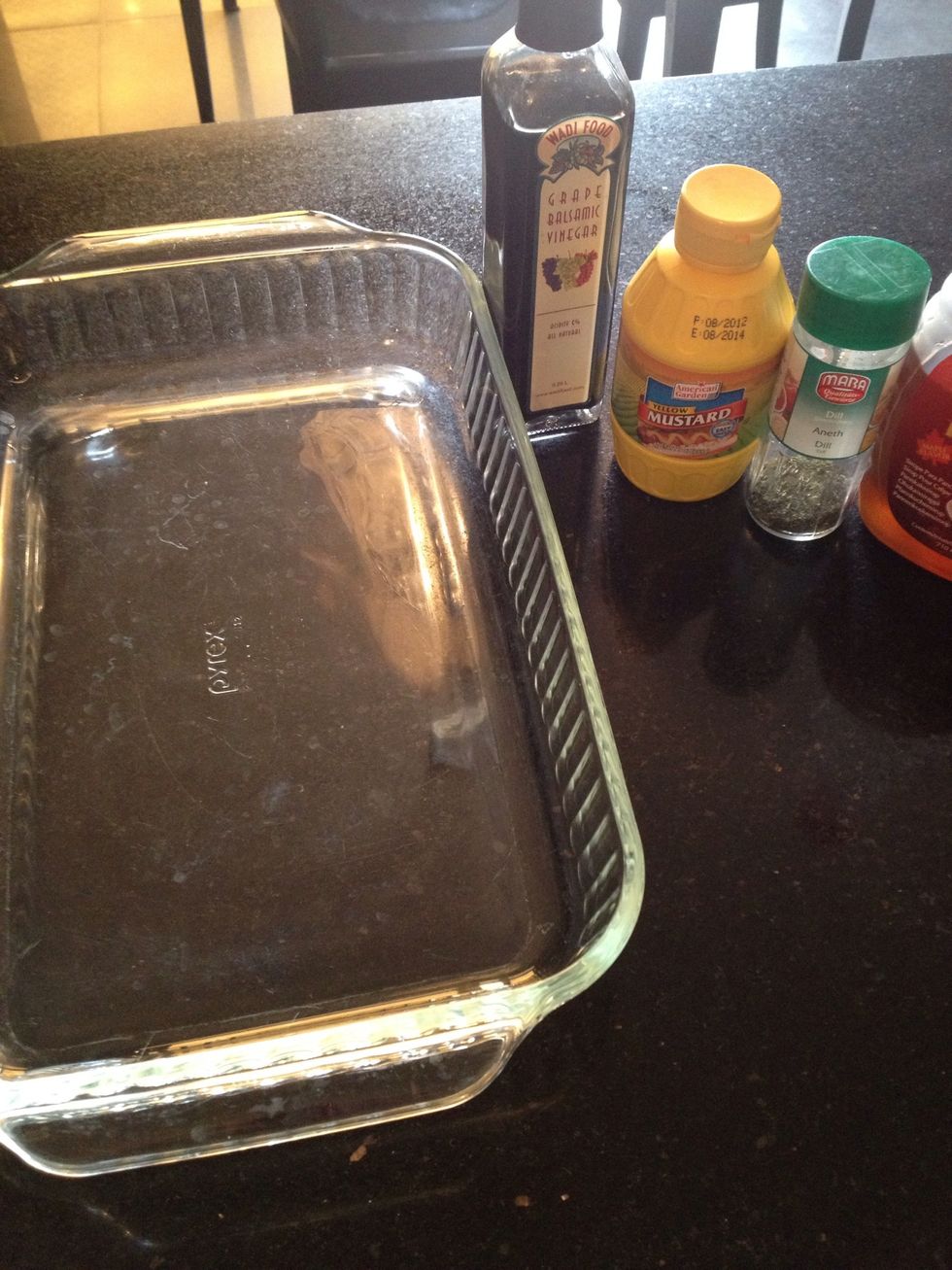 Get your ingredients ready and pre-heat your oven at 350 degrees.