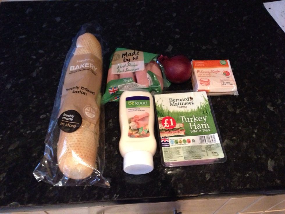 Get your ingredients together. The more you spend, the tastier the sub. Ive based mine on a student budget.