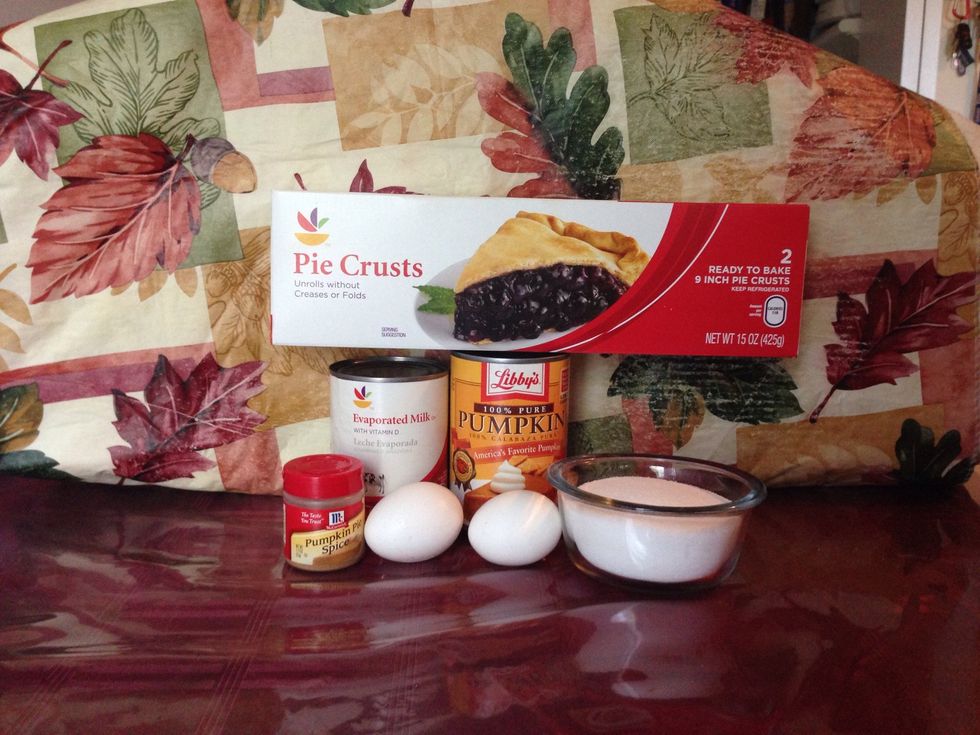 Get your ingredients together.